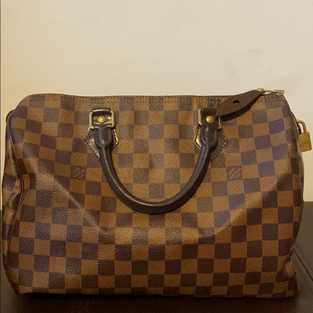 GENTLY USED Louis Vuitton Damier Speedy (30)! 💼